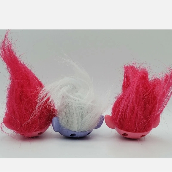 Vintage Trolls Purple Hair & Blue Hair 1992, 2005. Troll Pencil Tops New Gen. - Picture 9 of 10